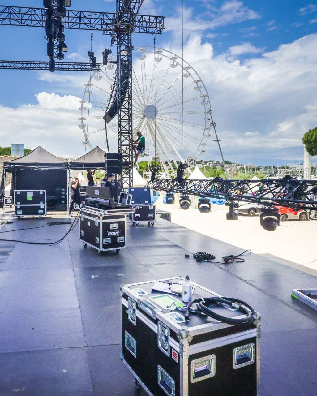 Installation scénique festival Infinity Production